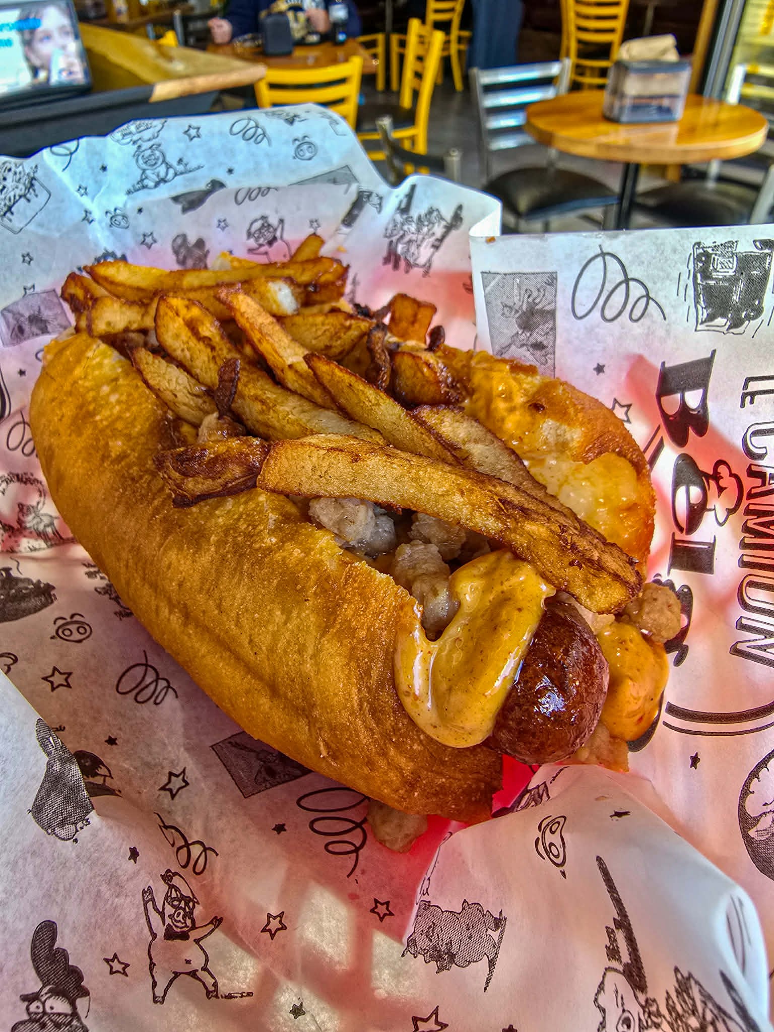 Mitraillette façon Belgo