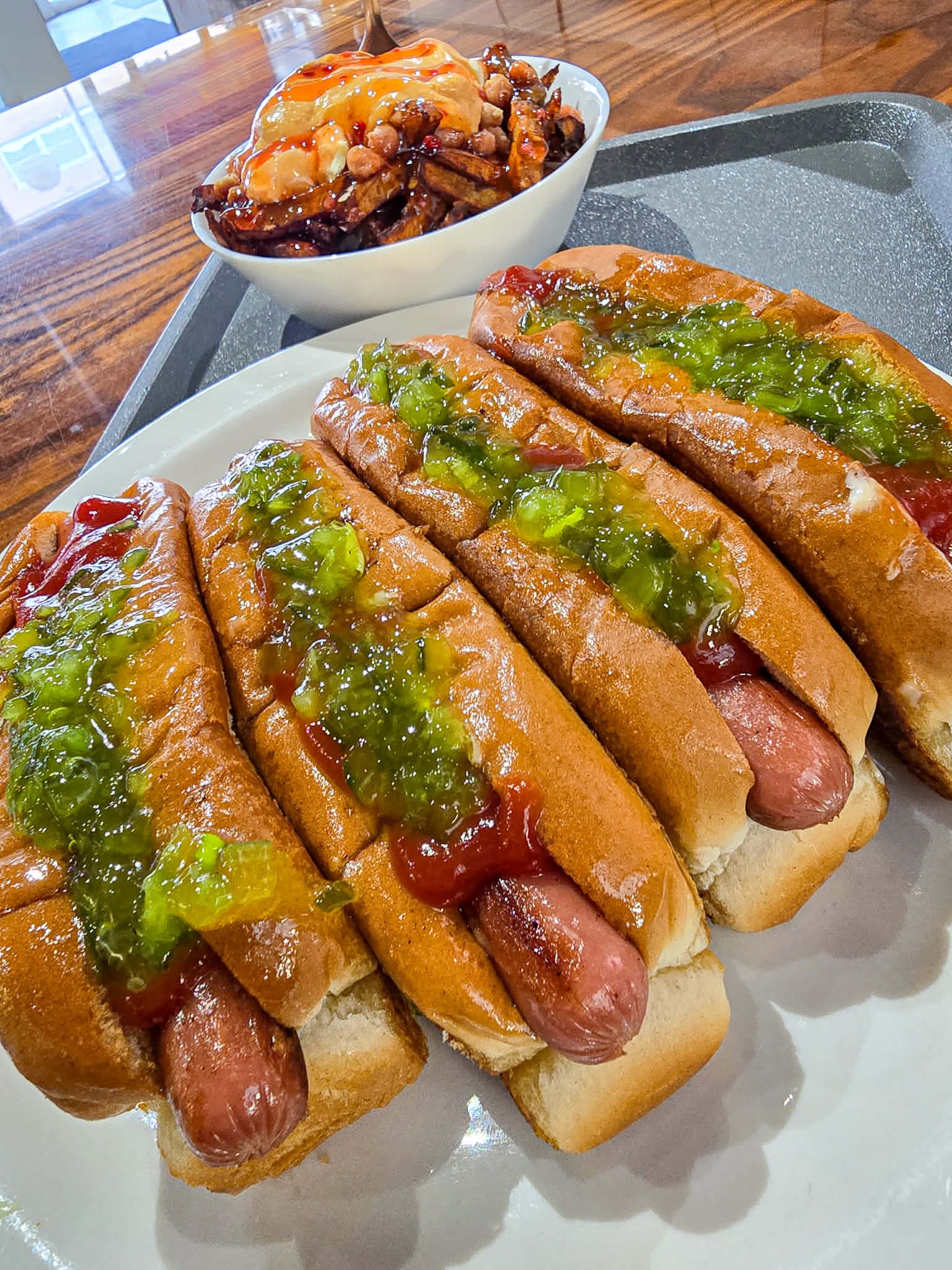 Hot-dog rôti